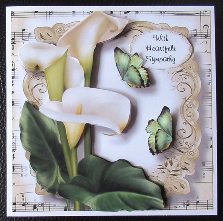 Fabulous Floral With Sheet Music Bumper Kit 5 by Davina Rundle