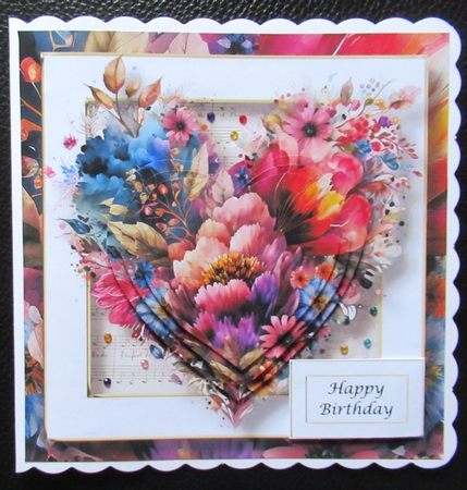Gorgeous Floral Heart 3 by Davina Rundle