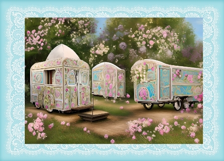 Caravan show by Davina Rundle