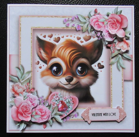 Fox in love by Davina Rundle