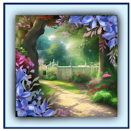 8x8 Mini Kit, Beautiful Cottage Garden  by Davina Rundle