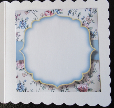 Blank Shabby Chic 8x8 Card Topper & Matching Tags 4 by Davina Rundle