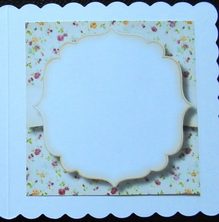 Blank Shabby Chic 8x8 Card Topper & Matching Tags 11 by Davina Rundle