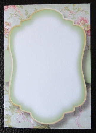 Blank Shabby Chic A5 Card Topper & Matching Tags 5 by Davina Rundle