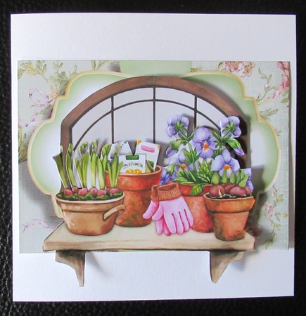 Blank Shabby Chic A5 Card Topper & Matching Tags 5 by Davina Rundle