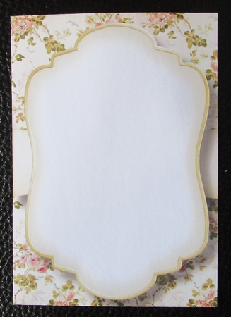 Blank Shabby Chic A5 Card Topper & Matching Tags 8 by Davina Rundle