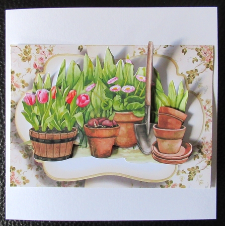 Blank Shabby Chic A5 Card Topper & Matching Tags 8 by Davina Rundle