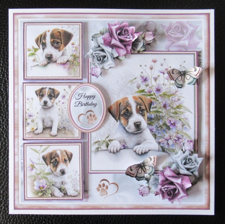 Cute Puppy Collage Collection 2 by Davina Rundle