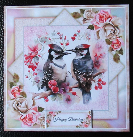 Watercolour Woodpecker Mini Page Kit by Davina Rundle