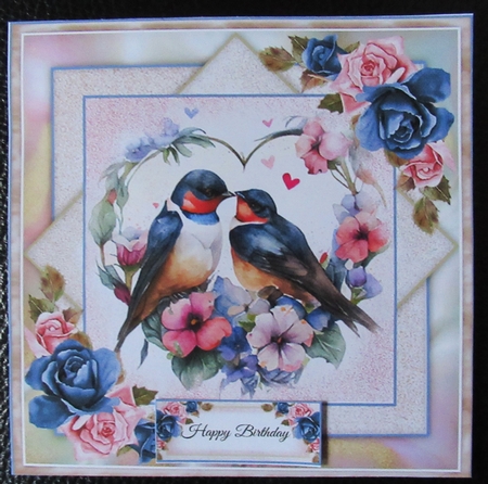 Watercolour Swallow Mini Page Kit by Davina Rundle