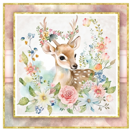 Baby Deer Mini Kit-2 by Davina Rundle