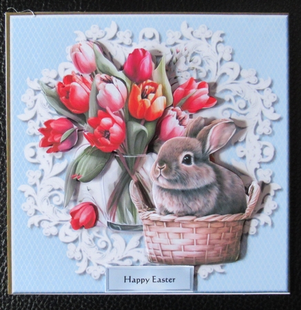 Cute Bunny and Tulips Mini Kit by Davina Rundle