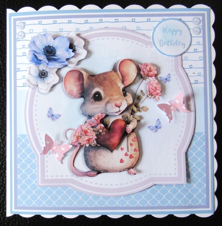 PRETTY MICE 2 - Valentines, Birthday, Mothers Day by Davina Rundle