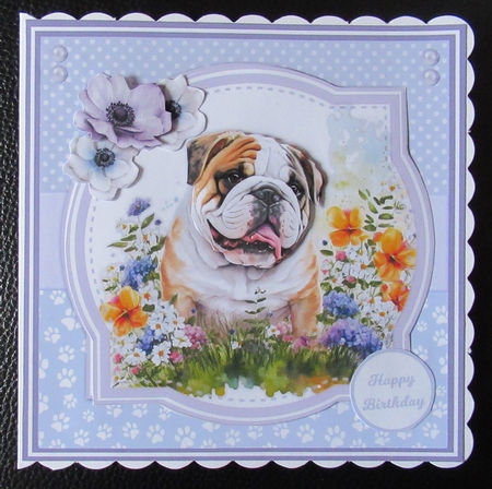 WILDFLOWER DOGS  set 1 by Davina Rundle