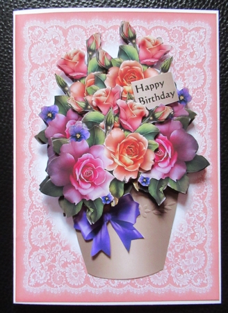 Spring Vibes Delicate Lace Panel 5x7 inch by Davina Rundle