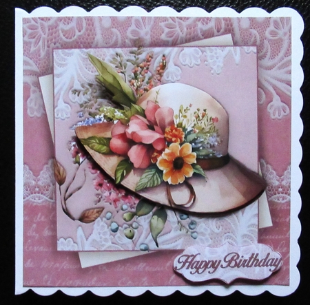 Flowery Hat Mini Kit #5 by Davina Rundle
