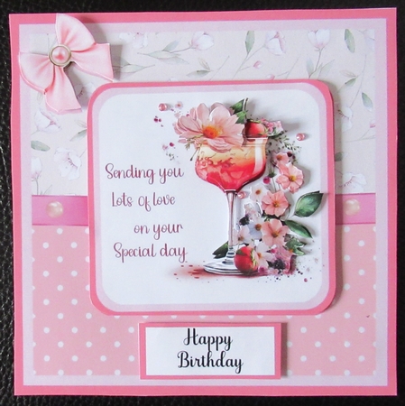 Elegant Cocktails #2 - 7 x 7 Square Card Mini-Kit by Davina Rundle