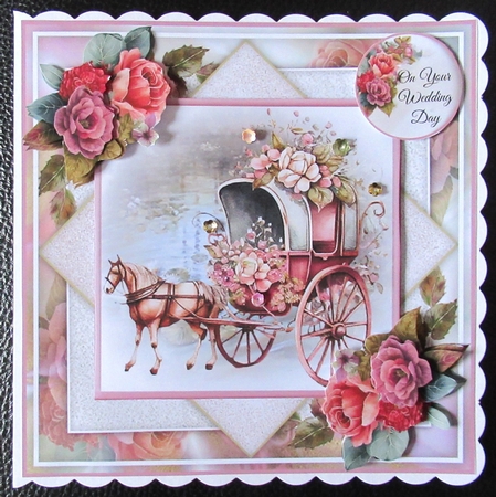 Floral Carriage 03 Mini Page Kit by Davina Rundle