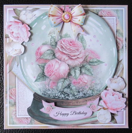Floral Crystal Ball Mini Page Kit by Davina Rundle