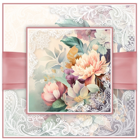 Peony Bouquet Bumper Set No.1 by Davina Rundle