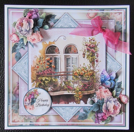 Floral Balcony 02 Mini Page Kit by Davina Rundle