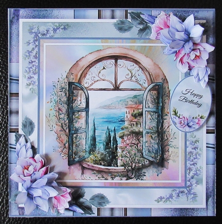 French Riviera Window View Mini Page Kit by Davina Rundle