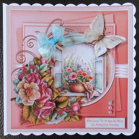 Flowers in the window 7x7 by Davina Rundle