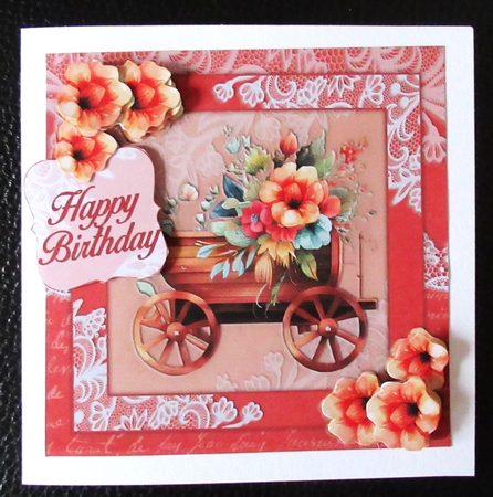Flower Cart Mini Kit #1  by Davina Rundle