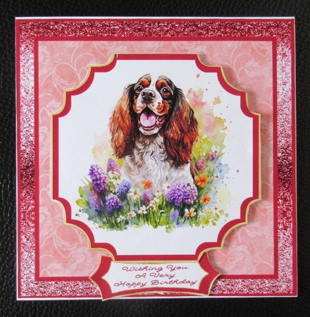 Springtime Springer Spaniel & Cavalier King Charles - 7x7 Mini Kit by Davina Rundle