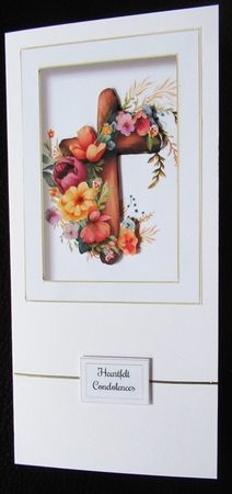Easter Floral Cross 5 by Davina Rundle