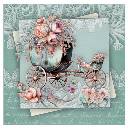 Floral Carriage Bumper Kit #1 by Davina Rundle