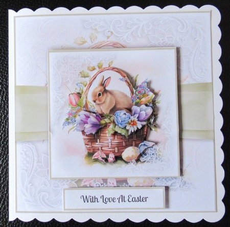 Bunny in a Basket Bumper Set No.2 by Davina Rundle
