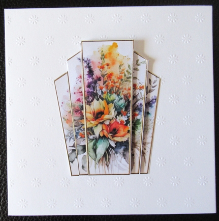 Art Deco Stacker - Vintage Floral 3 by Davina Rundle