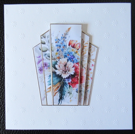 Art Deco Stacker - Vintage Floral 8 by Davina Rundle