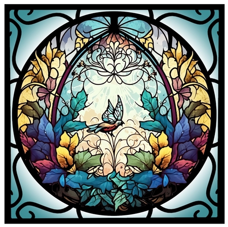 Beautiful Stained Glass Window 1 by Davina Rundle