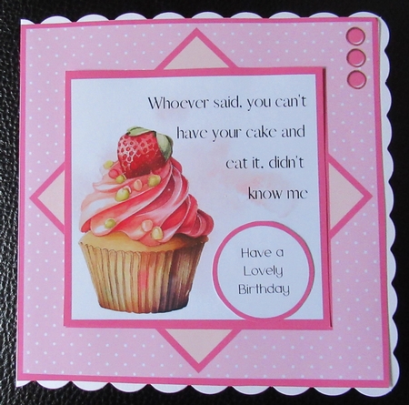 Naughty But Nice (7x7 inch square card kit) by Davina Rundle