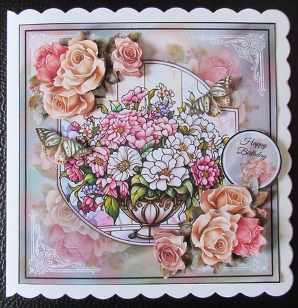 Floral Stained Glass Window Collection by Davina Rundle