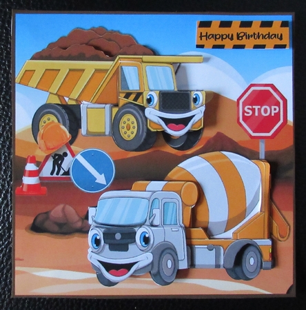 Big trucks by Davina Rundle