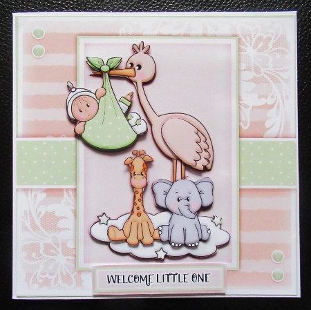 Baby Stork Mini Kit by Davina Rundle