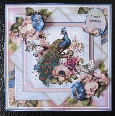 The Majestic Peacock 04 Mini Page Kit by Davina Rundle