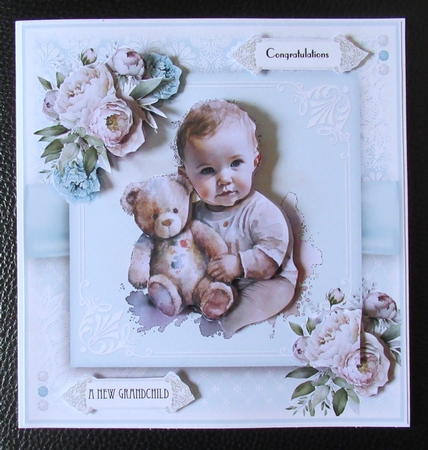 Cute Teddy and baby  by Davina Rundle