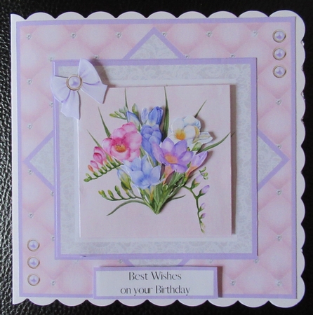 Florals Collection Bumper Kit - Makes 5 Cards (7x7 inch square card kits) by Davina Rundle