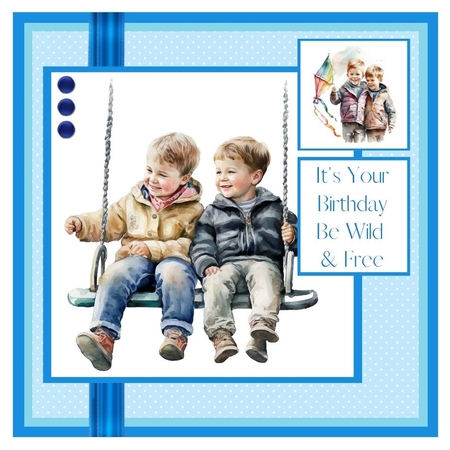 Flying High (7x7 inch square card kit) by Davina Rundle