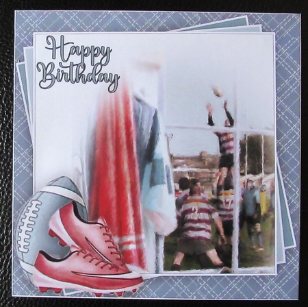Rugby Lover  Mini Kit #1     by Davina Rundle