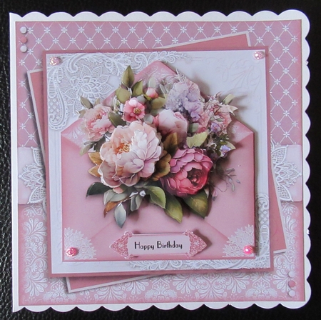 The Vintage Rose Envelope by Davina Rundle