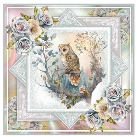 Watercolour Owl Mini Page Kit by Davina Rundle