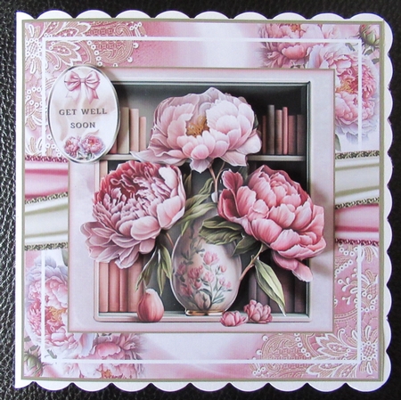 Peonies And Books 02 Mini Page Kit by Davina Rundle