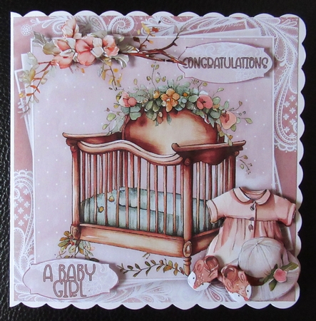 Boho Baby Mini Kit #4 **Includes card front with no flowers or clothes**    by Davina Rundle