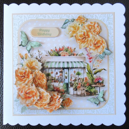 Flower Shop - Decoupage Card Mini Kit by Davina Rundle