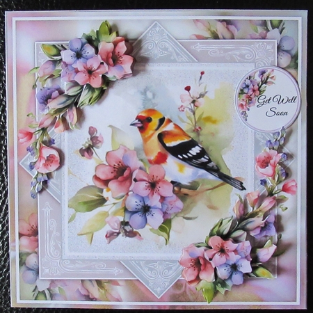 Watercolour Goldfinch Mini Page Kit by Davina Rundle